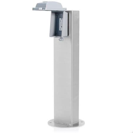 Leviton 24.0" H, 8.0" D, 8.0" W, 3R, 304 Stainless Steel 1PS24-3S