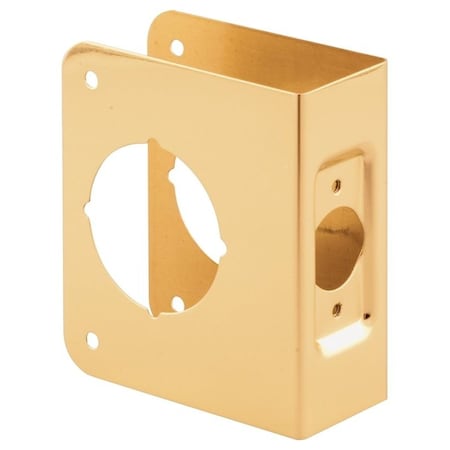Defender Security Door Reinforcer Brass 1-3/8in U 9543
