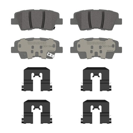 Wagner Brake OEX Rear Disc Brake Pad Set Premium Ceramic,  OEX1544