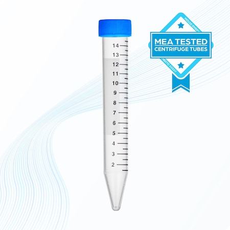 Mtc Bio Centrifuge Tube, MEA Tested, 15mL, PP, 500PK M6215