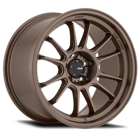 Newalthlete 17 x 9 in. Hypergram 4 x 100 mm ET45 Wheel, Race Bronze NE3852632