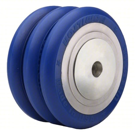 Hamilton Caster Wheel, 6"dia, 2,200 lb, Blue W-630-SWC85-3/4