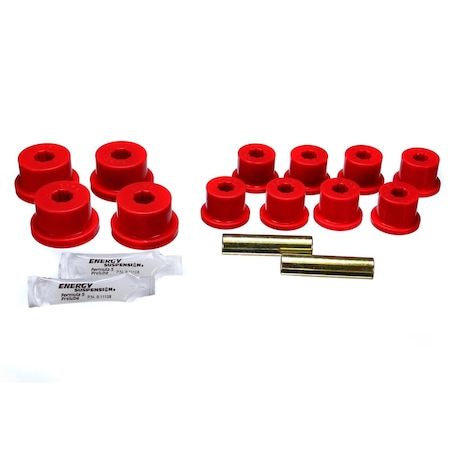 Energy Suspension Leaf Spring Bushing, Red; Polyurethane 1.2101R