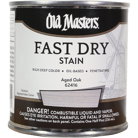 Old Masters .5Pt Fast Dry Stain Aged Oak 62416
