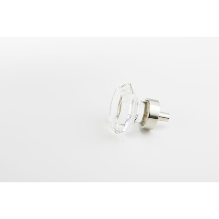 Schaub 1-1/4in Octagonal Stargaze Cabinet Knob Polished Nickel Finish 71-C-PN