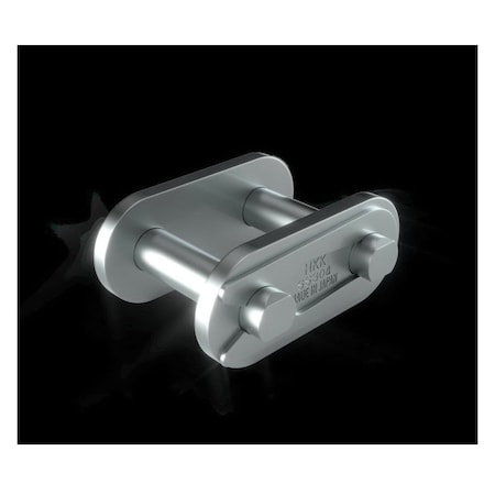 Hkk Chain Spring Clip Connecting Link, 40 chain, 1/2 in Pitch, 0.156 Dia Pin, 304 SS SR040SCL1