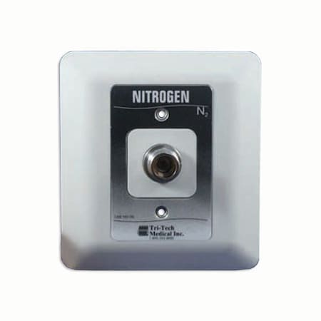 Jorgensen Laboratories Nitrogen Recessed Wall Outlet J0537NW