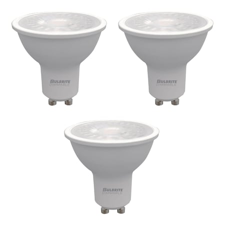 Bulbrite 50-Watt Equivalent Dimmable Flood PAR16 Twist and Lock Bi-Pin (GU10) 3000K, LED Light Bulb, 3PK 862686