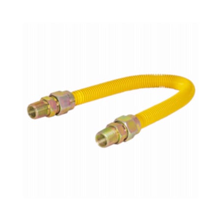 Brasscraft Eastman 3/4 in. MIP X 3/4 in. D FIP 48 in. Stainless Steel Gas Connector 30YE555448B