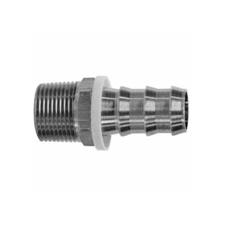 Dixon Valve Barbed Push-On Hose Fittings, 1/2 in x 3/4 in (NPT) 238-2720812C