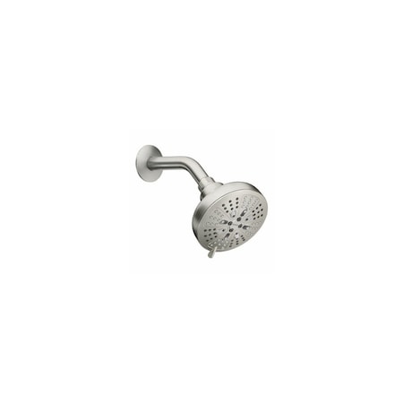 Moen Hydro Energetix 8-Function Showerhead, Spot-Resistant Brushed Nickel, 5 In. Diameter 200W0SRN