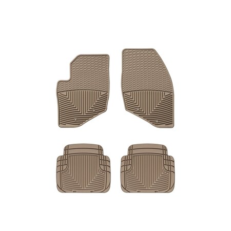 Weathertech Tan, Front and Rear All Weather Floor Mats W44TN-W50TN