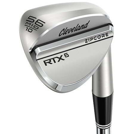 Cleveland RTX 6 Zipcore Satin Wedge - Steel Shaft - Right Hand/52 Mid 30227297