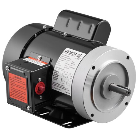Vevor 0.5HP Air Compressor Electric Motor 115V/230V 1725RPM 56 Frame CW/CCW SYT-0.5HP-4P-B34