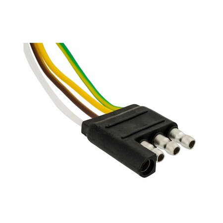 Auveco 4-Way Harness Plug Receptacle Male 18 Gauge, 2PK 10783