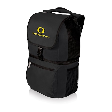 Picnic Time Family Of Brands NCAA Oregon Ducks Zuma Backpack Cooler - Soft Cooler Backpack - Lunch Cooler, Black 634-00-175-474-0