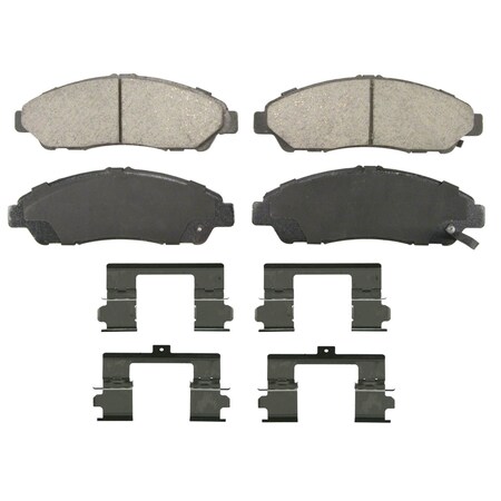 Wagner Brake QuickStop Front Disc Brake Pad Set Ceramic, ZD1280
