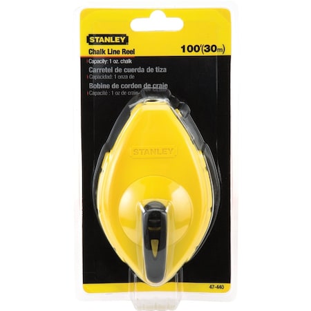 Stanley 100 Ft. Chalk Line Reel 47-440
