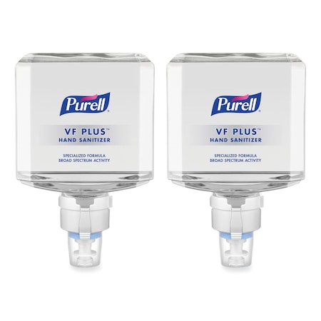 Purell VF PLUS Hand Sanitizer Gel, 1,200 mL Refill Bottle, Fragrance-Free, For ES8 Dispensers, PK2 7099-02