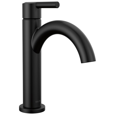 Delta Nicoli Single Handle Bathroom Faucet In Matte Black 15749LF-BL