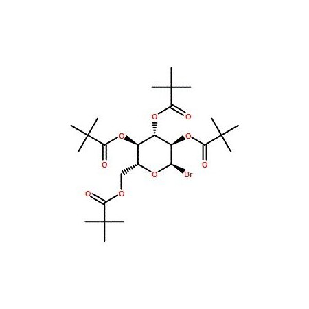 Ak Scientific 2, 3, 4, 6-Tetra-O-Pivaloyl-alpha-D-Glucopyranosyl Bromide (25g), CAS 81058-27-7 W0114-25g