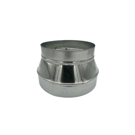 Mitchell Metal HVAC Duct Reducer, 10"-8", 8 inch to 10 inch Air Duct Increaser, 30-Gauge Galvanized Steel MM-310108