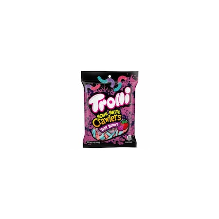 Trolli Gummi Candy Sour Brite Crawlers Very Berry 5 oz 705873