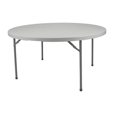 National Public Seating Folding Table, 25 1/2 in H, 700 lb cap. CMFIH48R