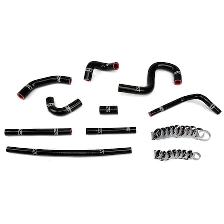 Hps Performance High Temp Reinforced Silicone Heater Coolant Hose Kit, Black,  57-1798-BLK