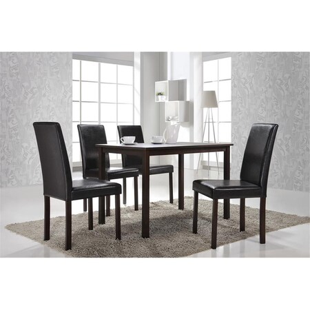 Baxton Studio Andrew Dining Set Andrew 5 Piece Modern Dining Set - 29.5 x 47.75 x 30 in., 5PK 847321030671