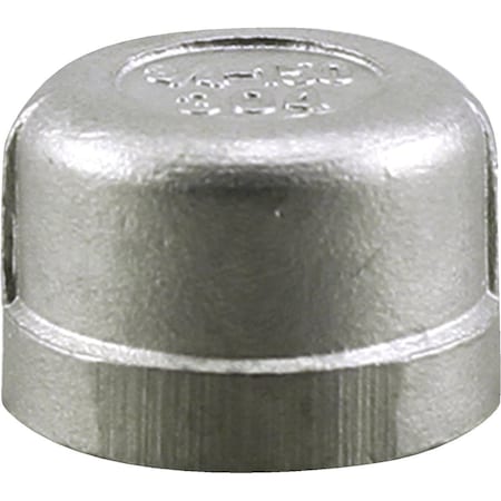 Plumbeeze PLUMB-EEZE 1'' FIP Stainless Steel Cap U2-SSCA-10