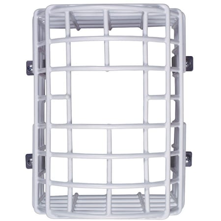 Safety Technology International Wire Guard, White Steel, 6 in x 6 in, For Use With Beam Smoke Detector DS240 & DS241 STI 9623