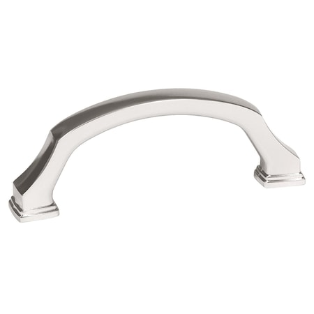 Amerock Revitalize 3 inch 76mm Center-to-Center Polished Nickel Cabinet Pull 2000661