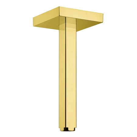 Axor ShowerSolutions Extension Pipe for Ceiling Mount in Brushed Gold Optic 26414251