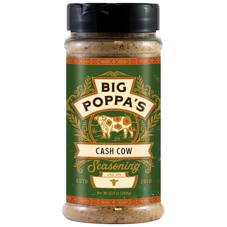 Big Poppas Cash Cow BBQ Seasoning 13 oz BP00211-C