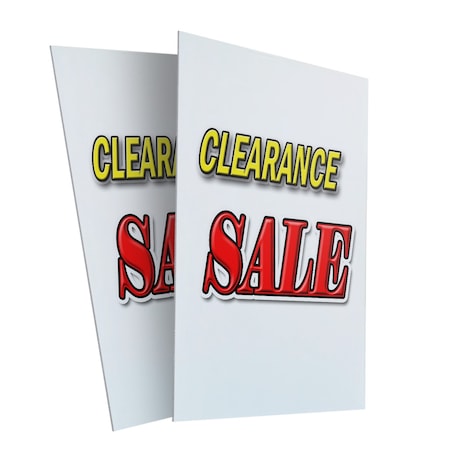 Signmission Clearance Sale, Plastic Signs Only 24 Inch x 36 Inch, Corrugated Plastic, 2PK CSB-2436-2PACK-Clearance Sale