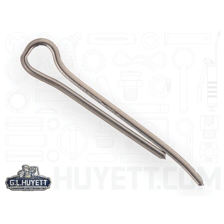 Huyett Hammerlock Cotter Pin, 300-304 Stainless Steel, 0.062 in Dia x 0.625 in Effective Length CPHS-062-0625