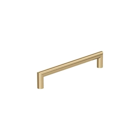 Amerock Revolve 6-5/16 inch (160mm) Center-to-Center Champagne Bronze Cabinet Pull, 10PK 10VMP36854CZ