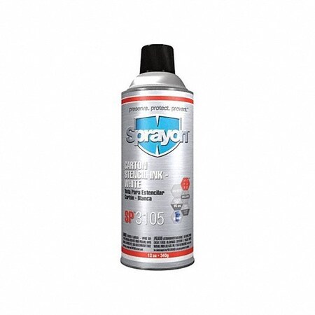 Krylon Sprayon Stencil Ink White SC3105000