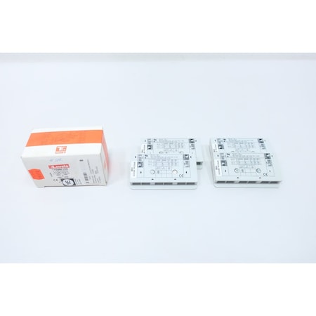 Lovato BOX OF 4 INSTANTANEOUS AUXILIARY CONTACT 600V-AC, 2PK 11G350