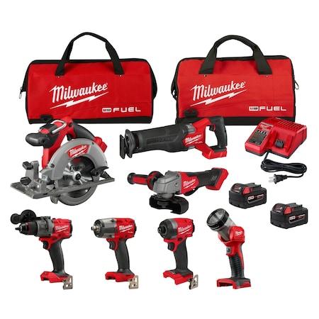Milwaukee Tool M18 FUEL 7-Tool Combo Kit 3697-27