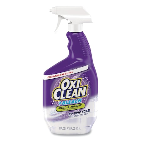 Oxiclean Bleach Mold and Mildew Stain Remover, Citrus Scent, 30 oz Spray Bottle, 8PK 57037-30000