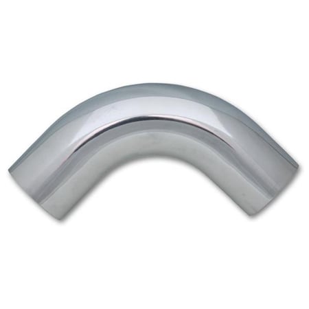 Superjock 2178 90 Degree Bend Air Intake Tube, 2.5 In. - Silver SU1590418
