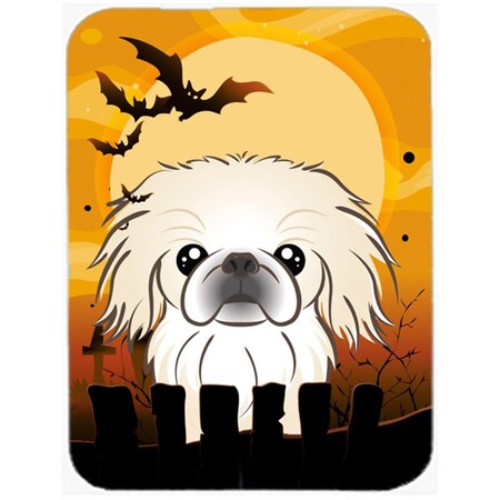 Carolines Treasures Halloween Pekingese Glass Cutting Board- Large BB1779LCB