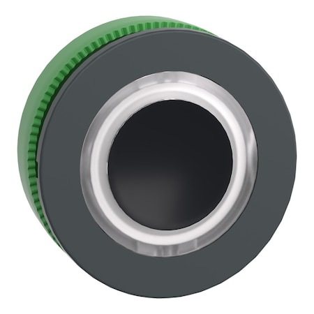 Schneider Electric Head for illuminated push button, Harmony XB5, plastic, white flush mounted, 30mm, universal LED, illuminated ring ZB5FW913