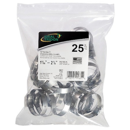 Zoro Select Contractor Bag, 1/2"W, 1 1/4"ID, PK25 672857B