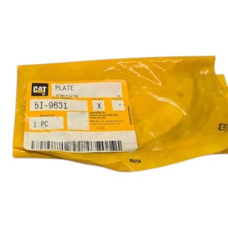 Caterpillar PLATE, CATERPILLAR OEM 5I9631 5I9631