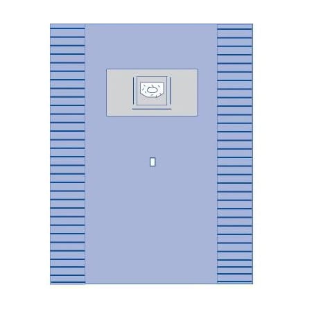 Medline Sterile Ophthalmic Drape with Separate Incise, 77in x 100in (196 x 254 cm), 20PK DYNJP7011