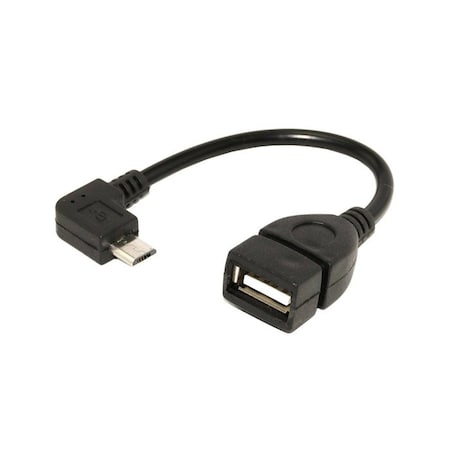 Sanoxy USB Female OTG to 90 Degree Micro USB Cable Male Adapter SANOXY-VNDR-otg-90