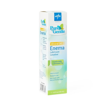 Medline Pure and Gentle Disposable Mineral Oil Enema, 4.5-oz. Bottle CUR095010H